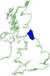 Map showing area served by the society
